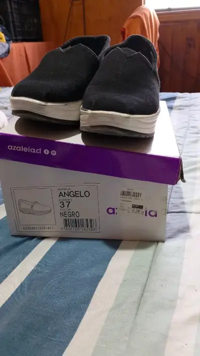 Zapatillas negras Azaleia Angelo para mujer - miniatura 2