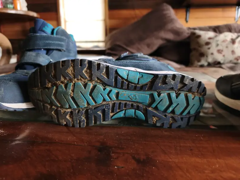 Botas de senderismo para niños azul y negro - 2