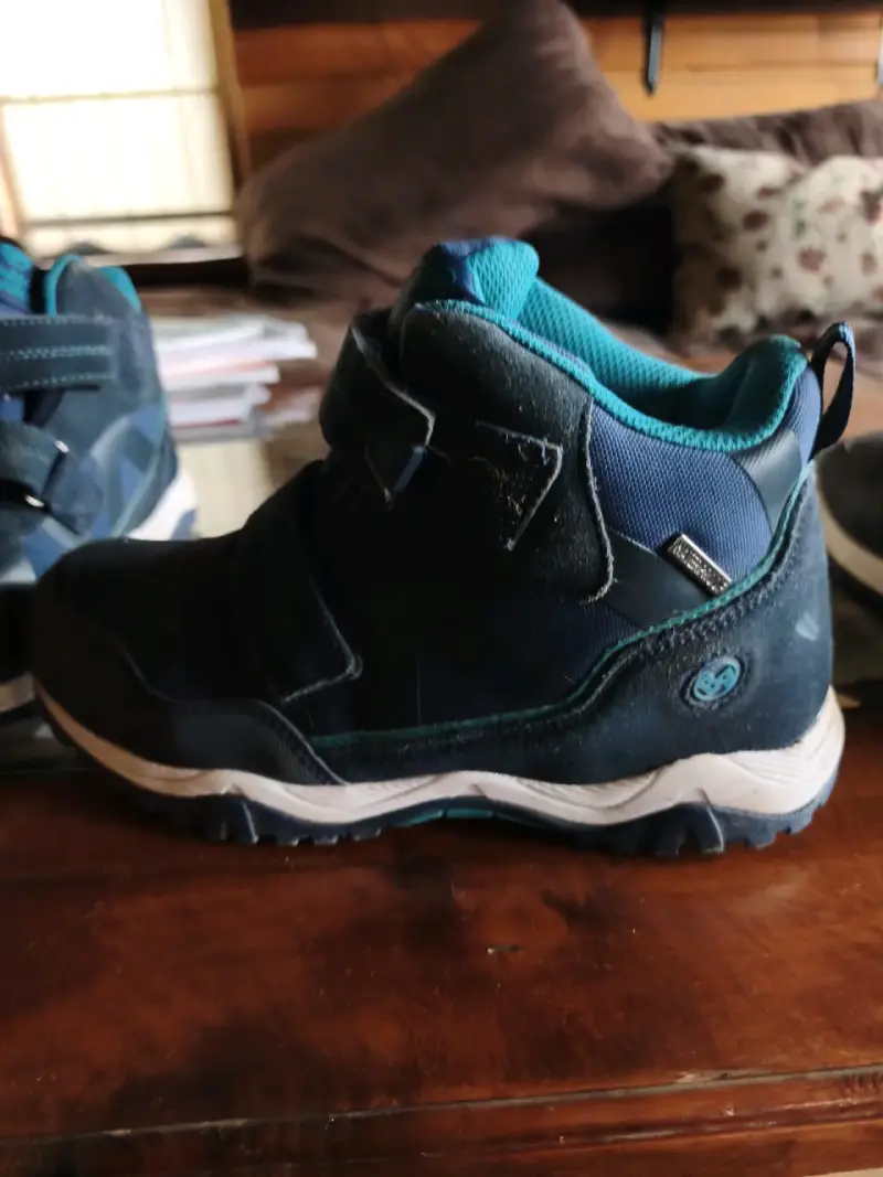 Botas de senderismo para niños azul y negro - 3