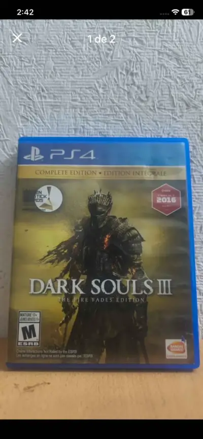 Dark Souls III The Fire Fades Edition PS4 - miniatura 1