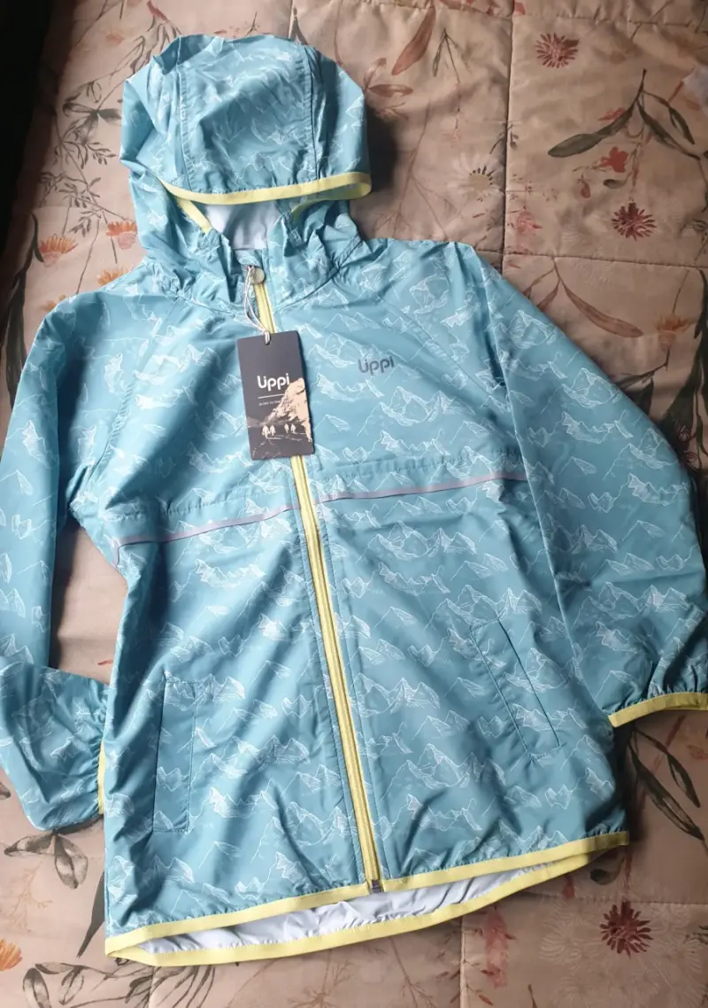Chaqueta cortaviento para niño Lippi turquesa - 3