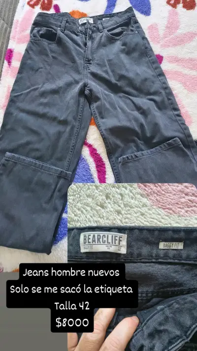 Jeans hombre nuevos Bearcliff talla 42 - miniatura 2
