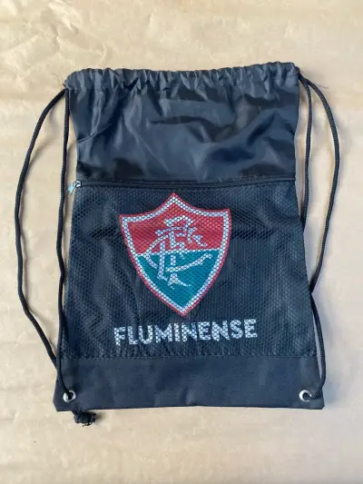 Mochila saco deportiva Fluminense negra - miniatura 1