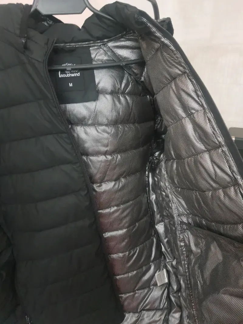 Chaqueta acolchada negra Southwind para hombre - 2