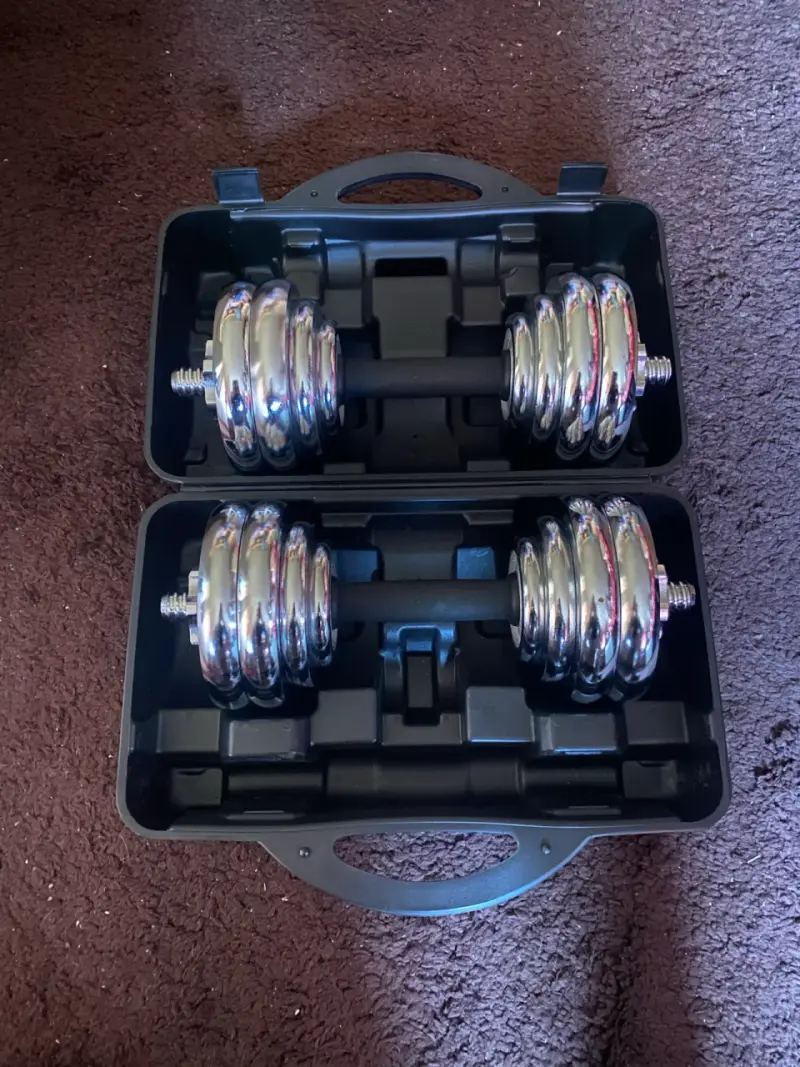 Set de Pesas Cromadas 30 Kg - 3
