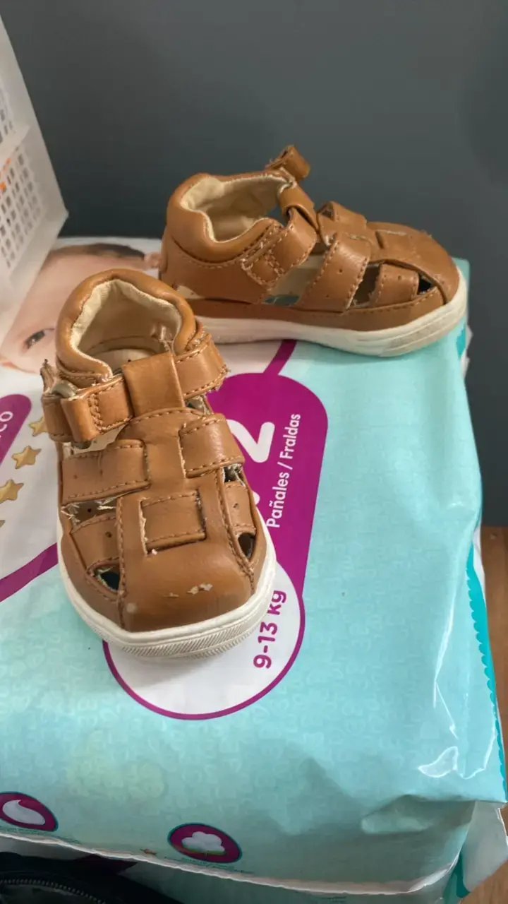 Sandalias de cuero para bebé Colloky - 2