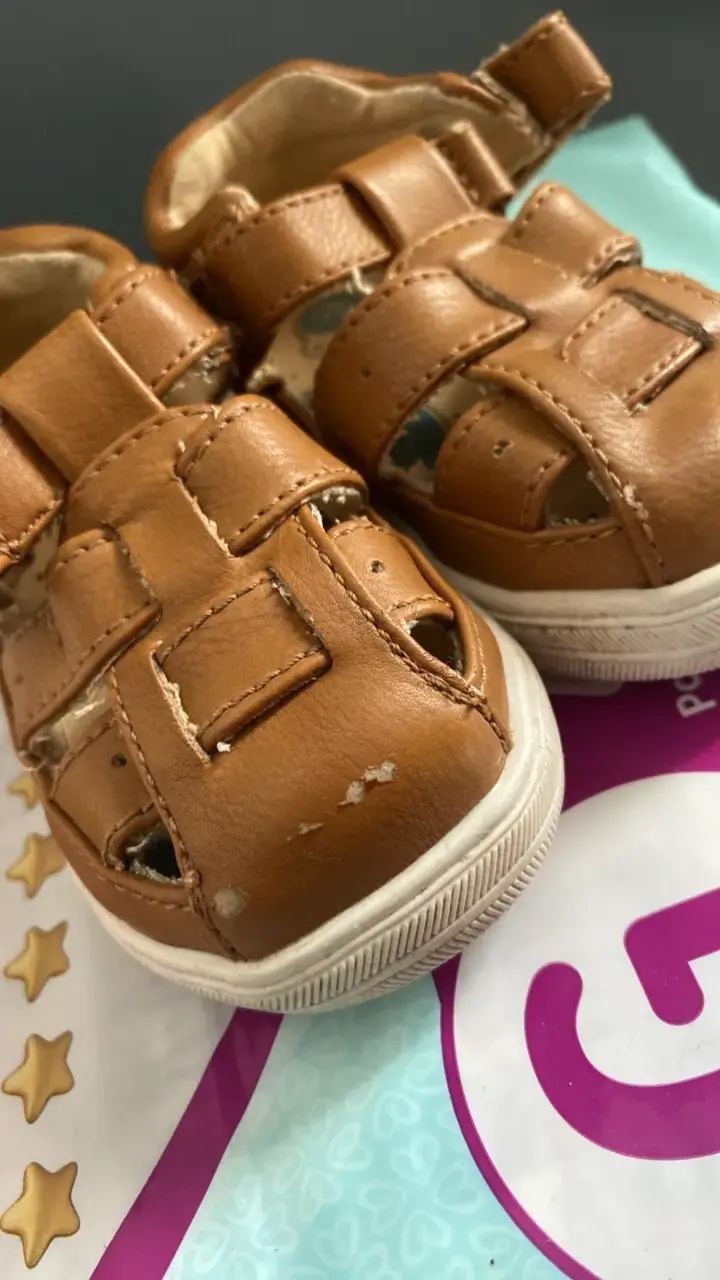 Sandalias de cuero para bebé Colloky - 5