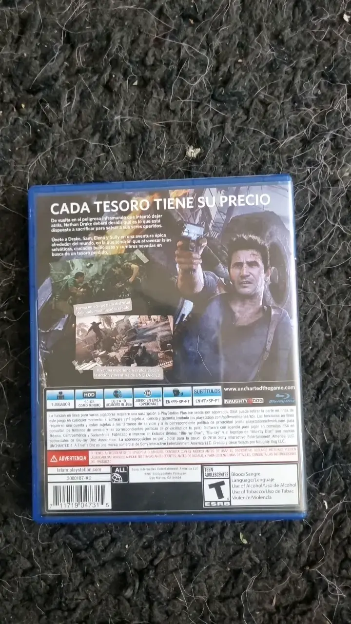 Juego PS4 Uncharted 4: A Thief's End en buen estado - 3