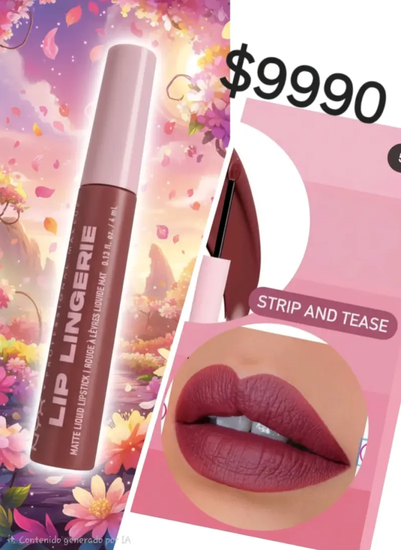 Labial Líquido Mate NYX Strip and Tease