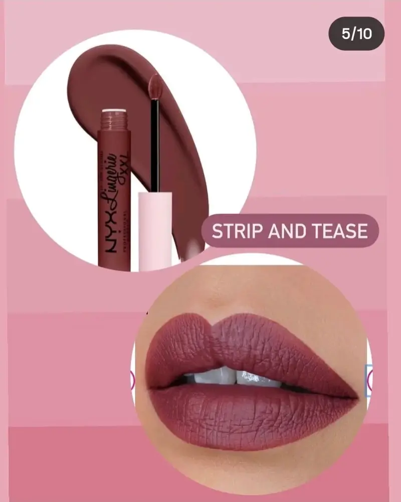 Labial Líquido Mate NYX Strip and Tease - 2
