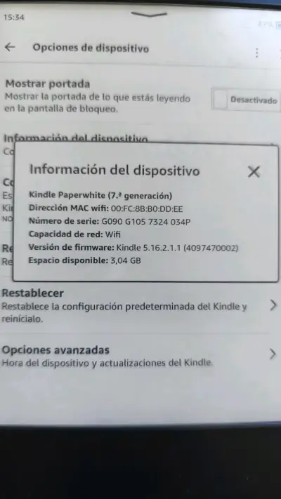 Kindle Paperwhite 7ª Generación - miniatura 2