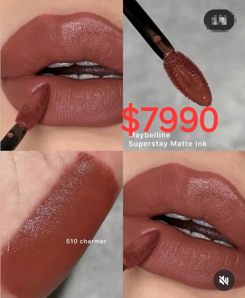 Labial Líquido Maybelline Superstay Matte Ink 510 Charmer