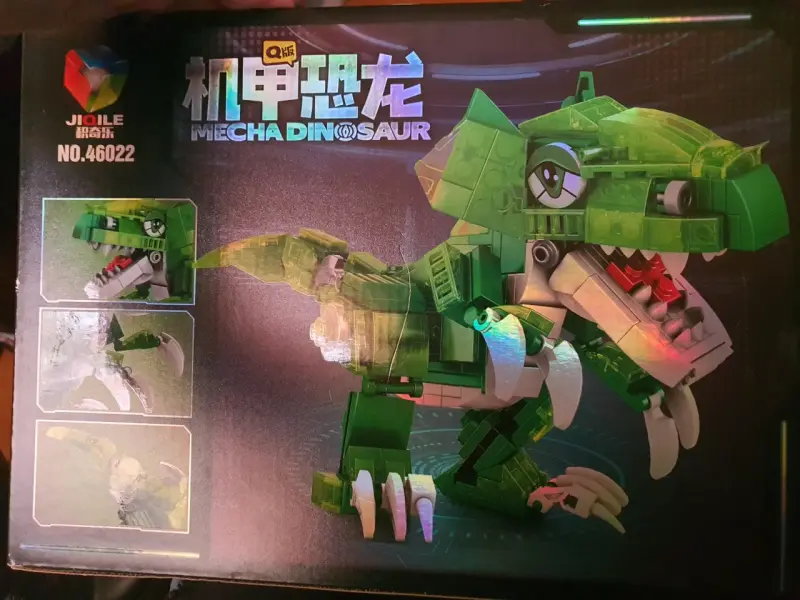 Set de construcción Mecha Dinosaurio Jiqile