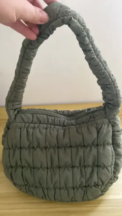 Bolso acolchado verde oliva Bubba - miniatura 3