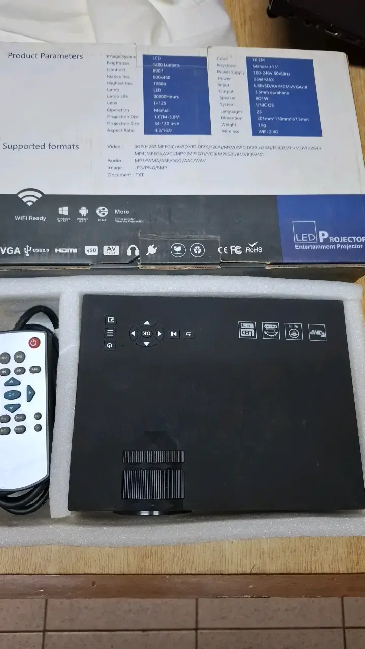 Proyector LED con Control Remoto - 5