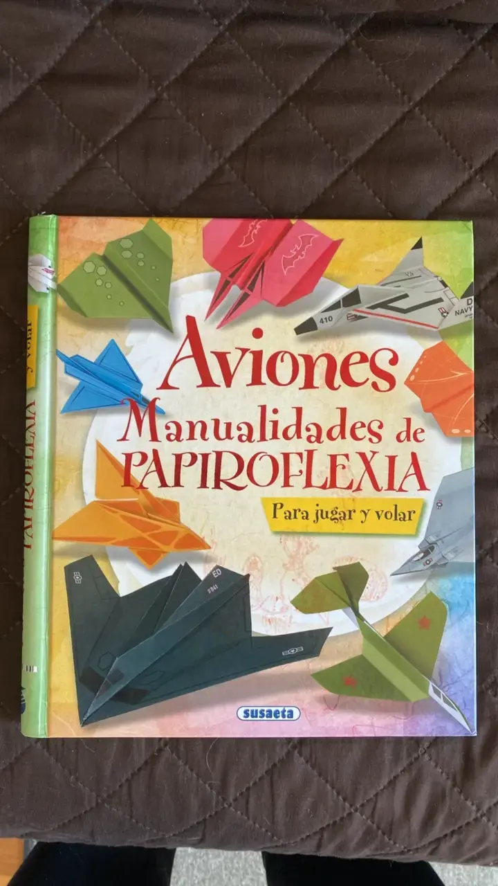 Libro Aviones Manualidades de Papiroflexia Susaeta - 1
