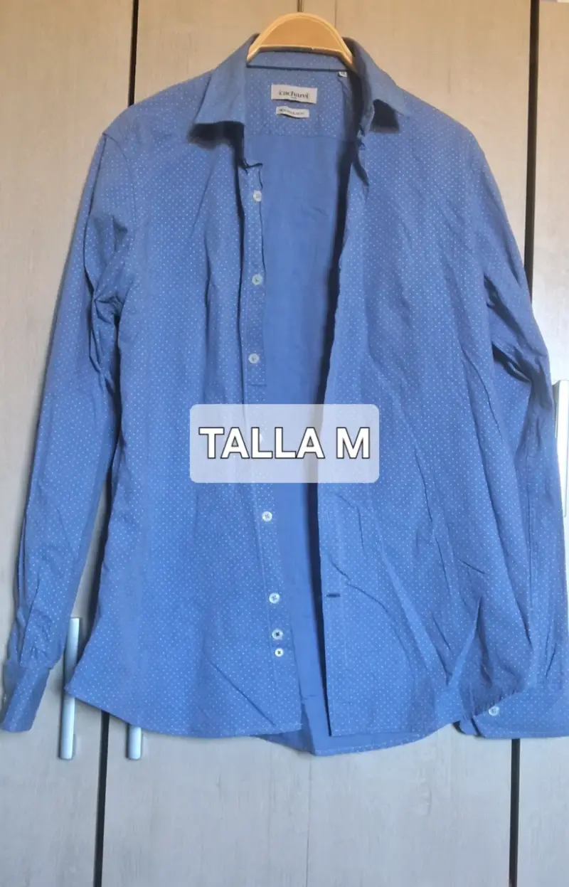 Camisa azul de hombre Cacharel talla M