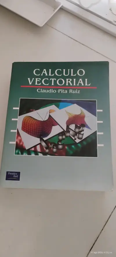 Libro Cálculo Vectorial de Claudio Pita Ruiz - miniatura 1