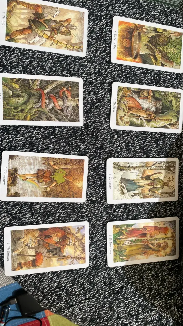 Baraja de Tarot Wild Wood con ilustraciones - 3
