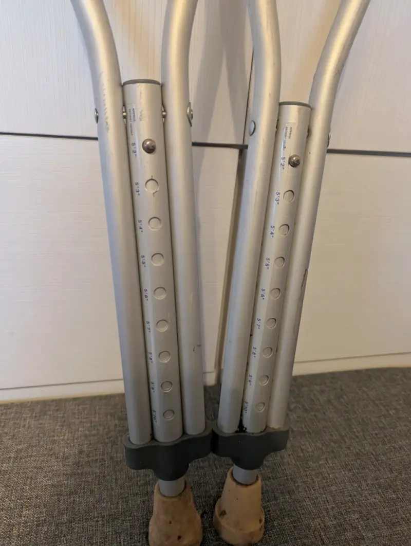 Muletas ajustables de aluminio Apex - 2