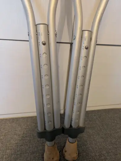 Muletas ajustables de aluminio Apex - miniatura 2