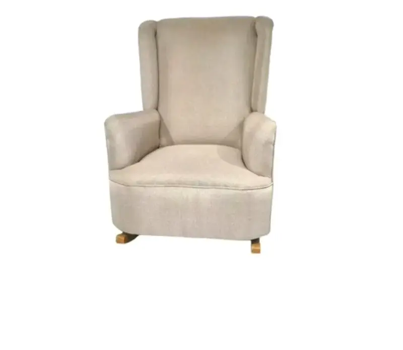 Sillón Mecedora Beige Cómodo y Elegante - 2