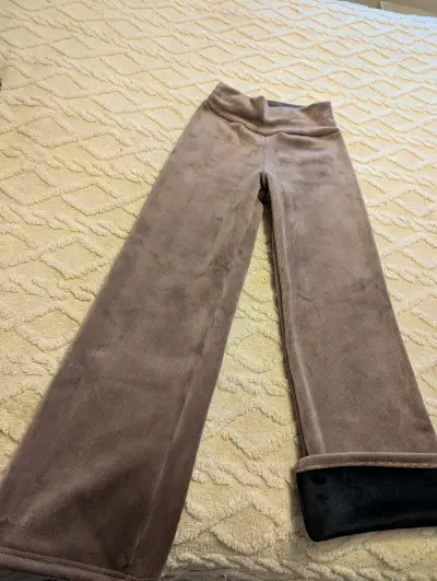 Pantalones marrón con polar S - miniatura 1