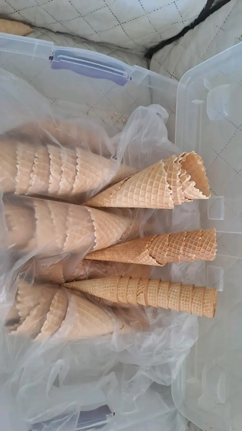 Conos de helado de barquillo crujiente - 1