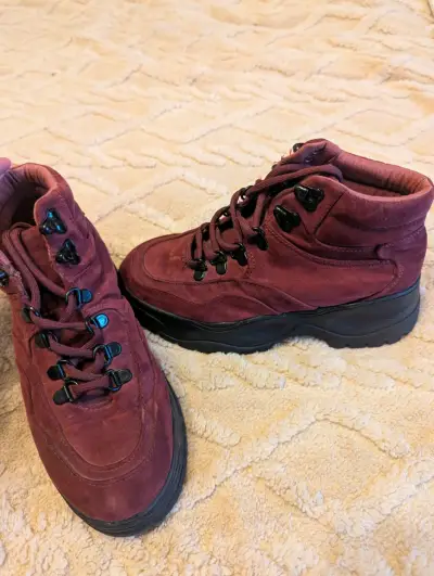 Botines de burdeos 35 y medio - miniatura 3