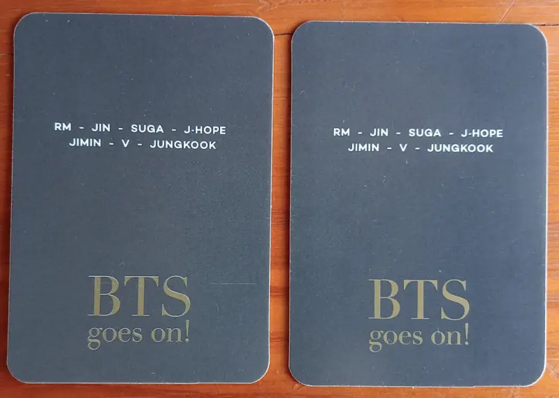SET PHOTOCARDS OFICIALES BTS DICON 2021 - 2