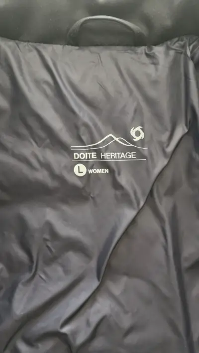 Parka Pluma Mujer Doite Heritage Negra - miniatura 3