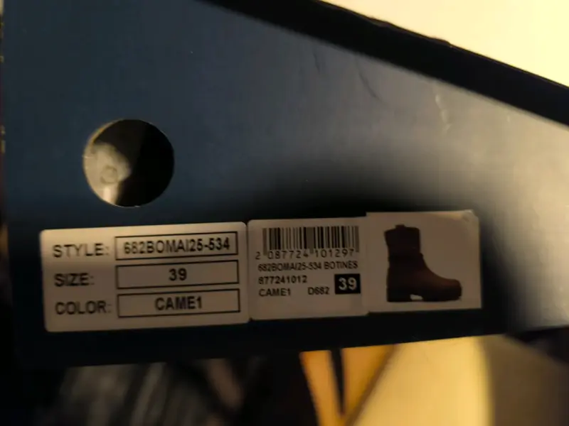 Botas de mujer camel con forro interior - 4