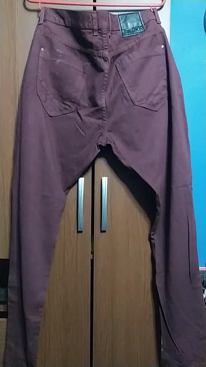 Pantalones morados de hombre estilo casual - 2