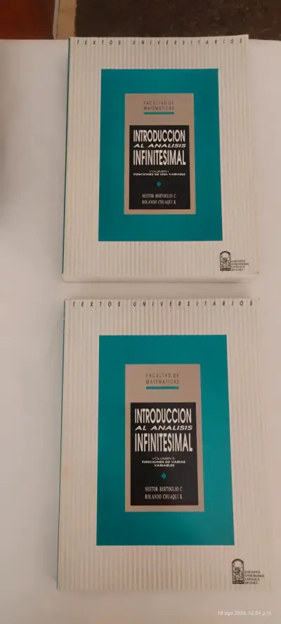 Libros Introducción al Análisis Infinitesimal Volumen I y II - miniatura 1