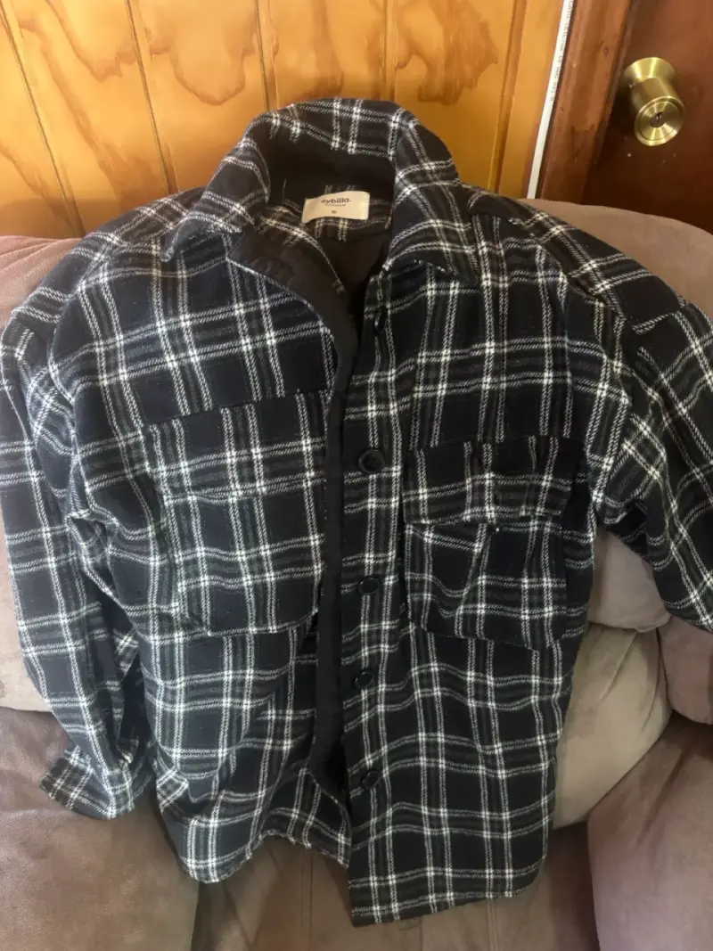 Camisa de franela a cuadros Sybilla