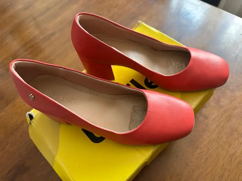 Zapatos de Tacón Rojos Usaflex Elegantes - 3