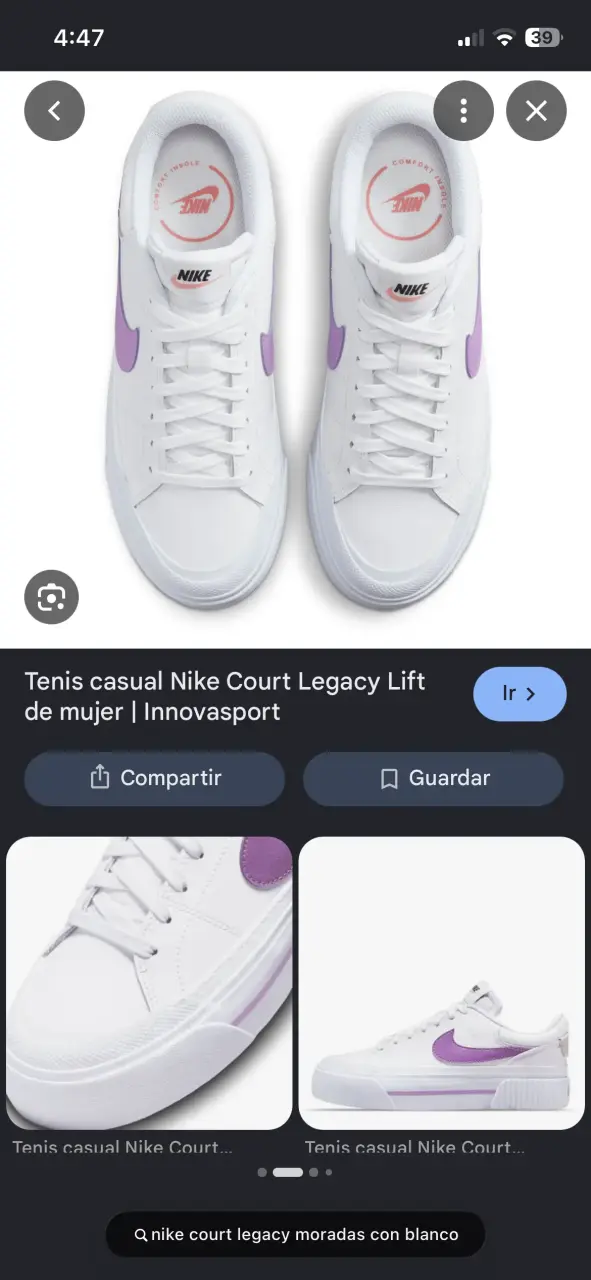 Zapatillas Nike Court Legacy Lift Mujer - 4