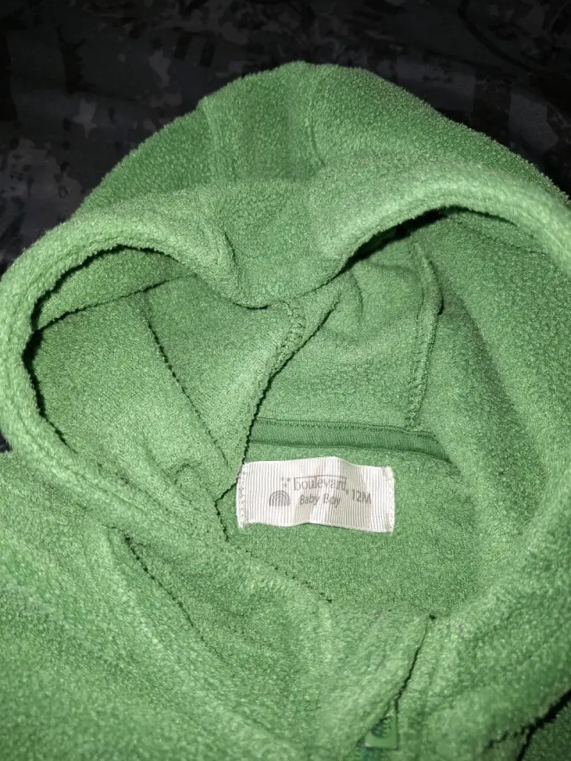 Conjunto polar verde para bebé 12M - 1
