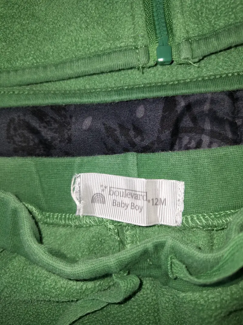 Conjunto polar verde para bebé 12M - 2