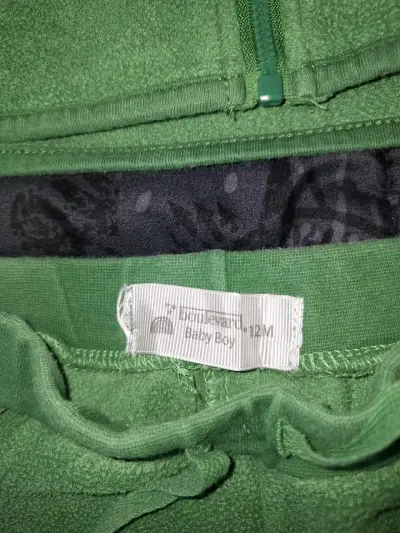 Conjunto polar verde para bebé 12M - miniatura 2