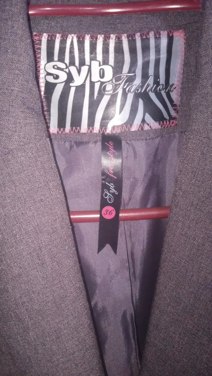 Blazer gris elegante Syb Fashion talla 36