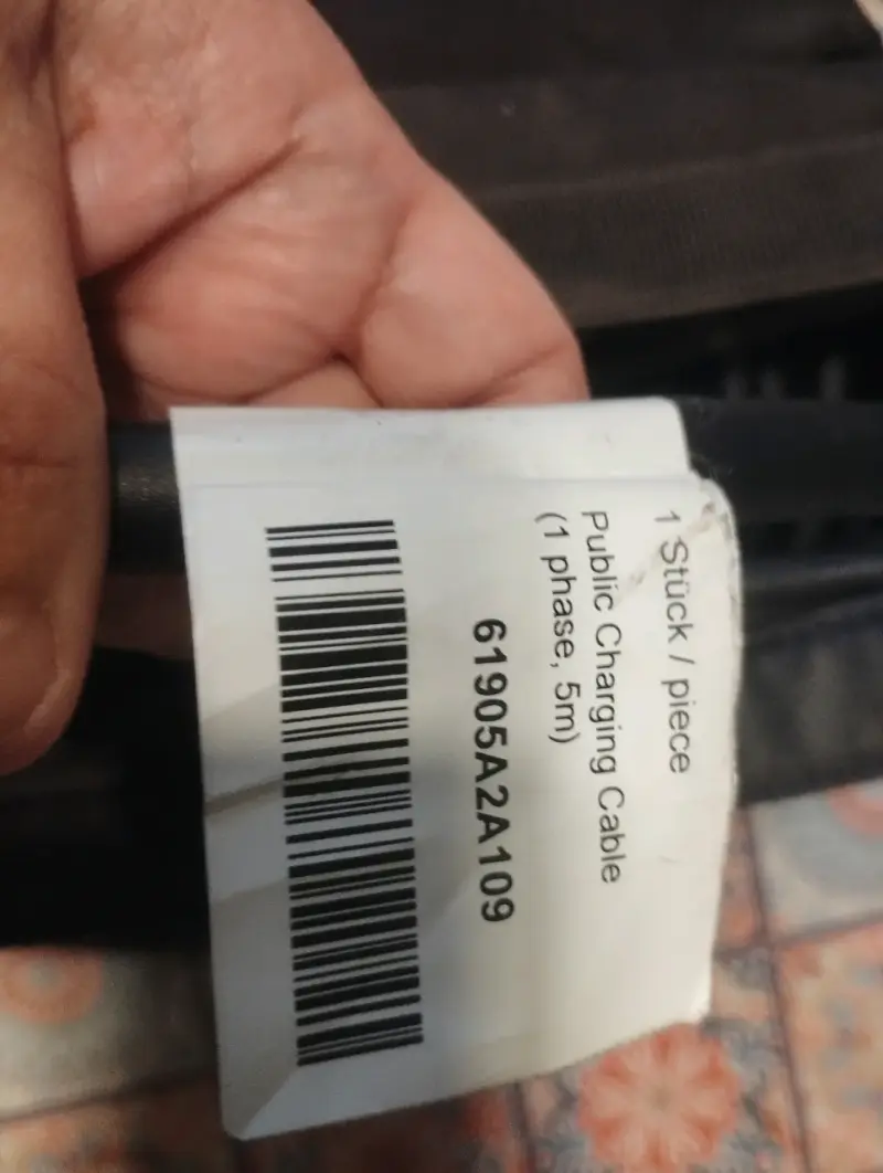 Cable de Carga para Vehículo Eléctrico 32A 250V - 5