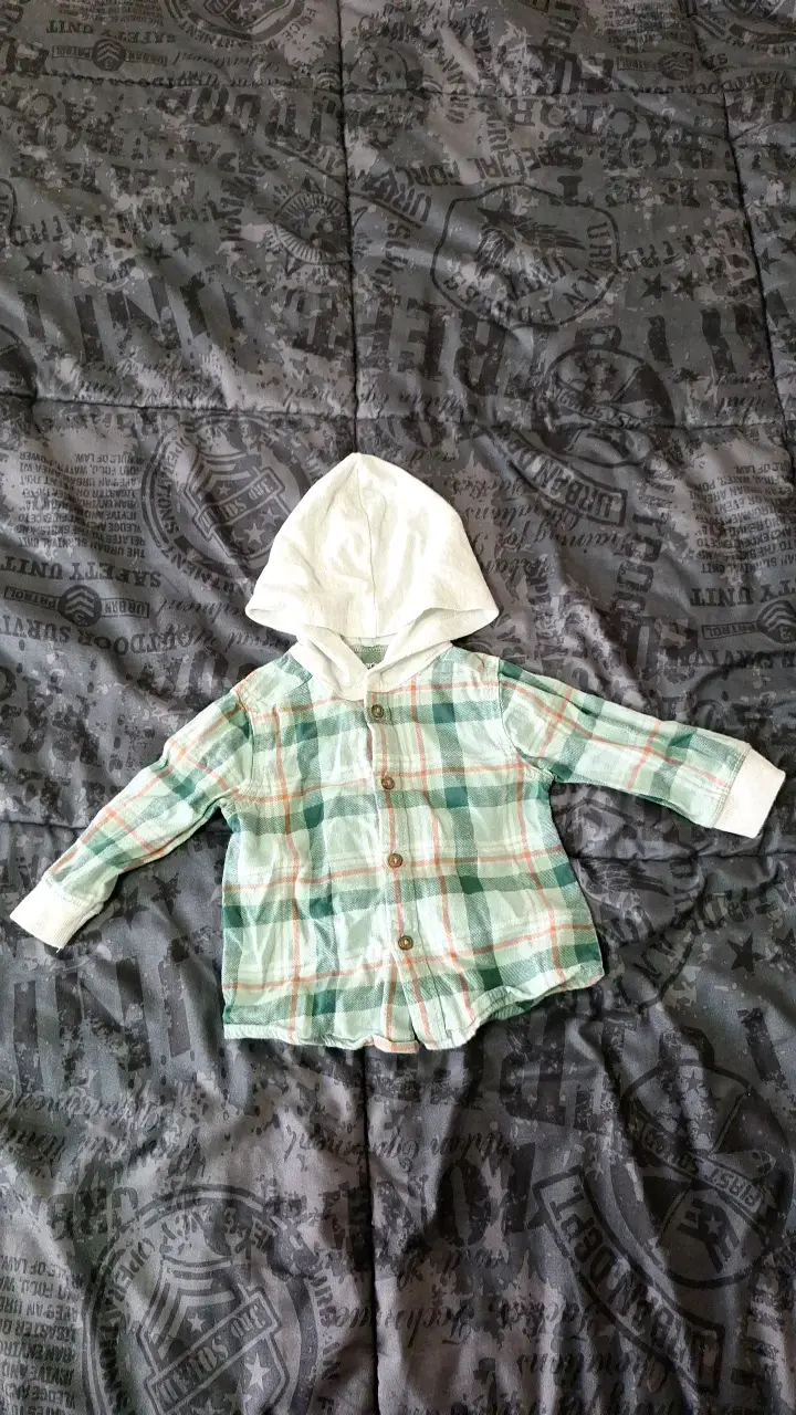 Camisa con capucha para bebé Carter's 9M - 1