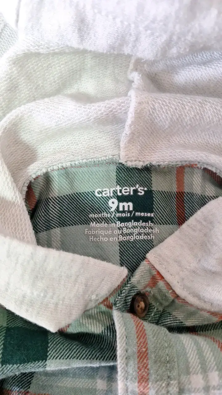Camisa con capucha para bebé Carter's 9M - 3