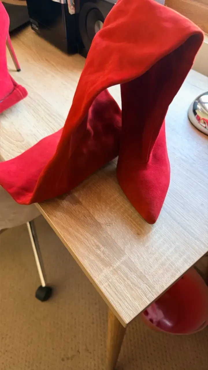 Botas altas rojas de gamuza Aldo - 2