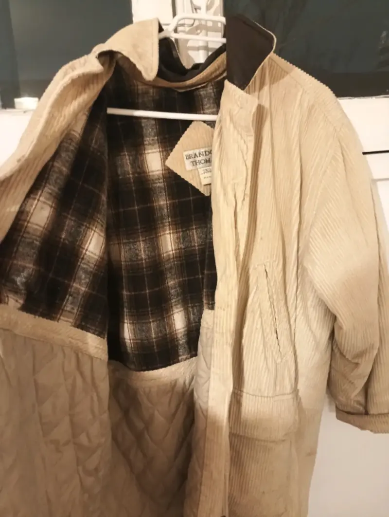 Abrigo de pana beige Brandon Thomas - 2