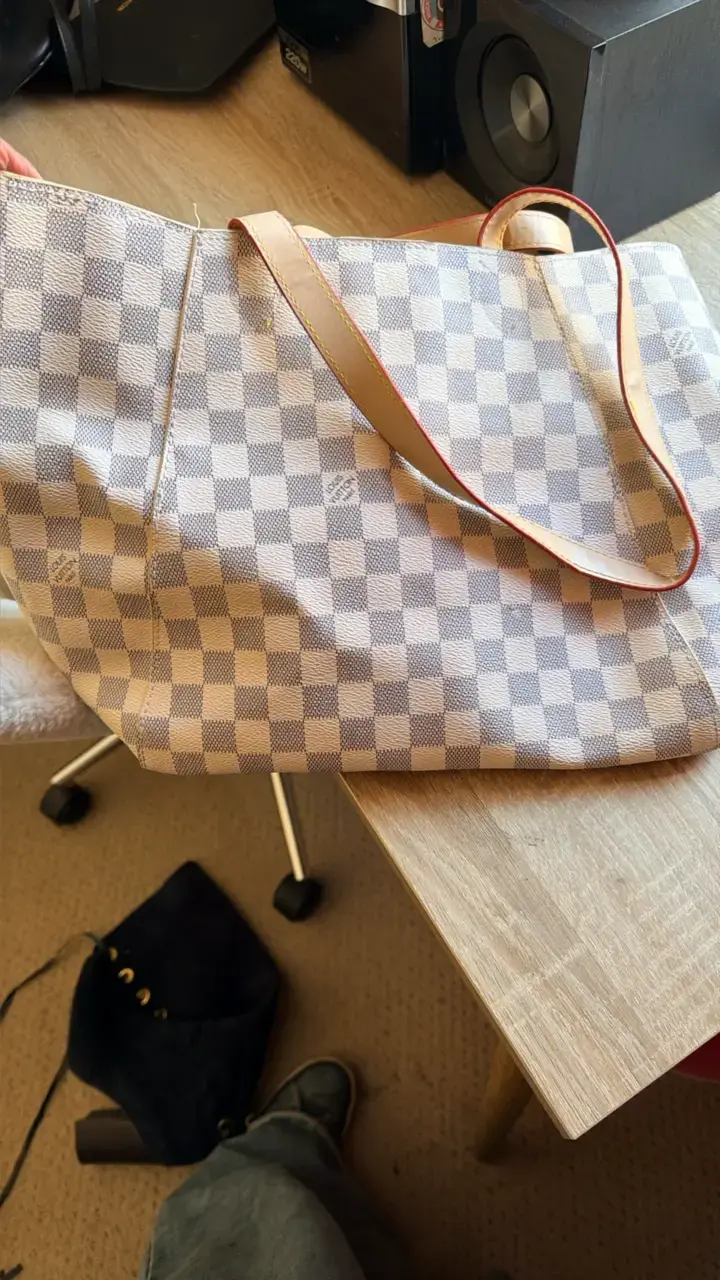 Bolso de mano Louis Vuitton Damier Azur - 4