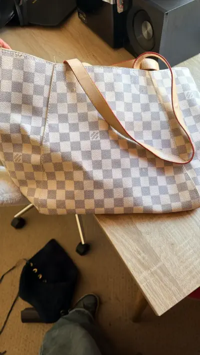 Bolso de mano Louis Vuitton Damier Azur - miniatura 4
