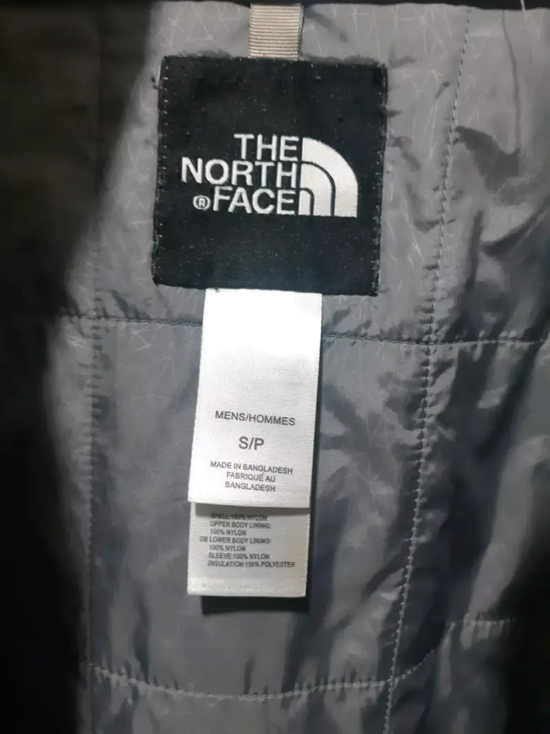Chaqueta impermeable The North Face beige y gris - 3