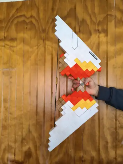 Arco de juguete Minecraft Nerf motorizado - miniatura 1